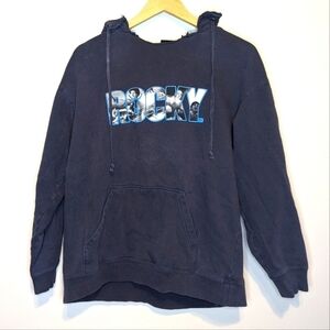 Vintage Y2K 2006 Rocky Boxer Graphic Hoodie Cut Neck Mens Medium